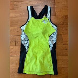 Pearl Izumi Elite In-R-Cool Yellow/Black Tank Top